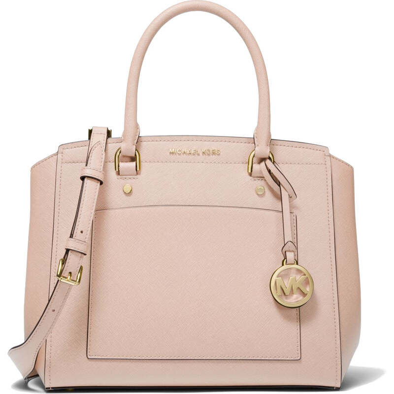 Michael Kors Park Large Saffiano Leather Satchel Soft Pink GLAMI.sk