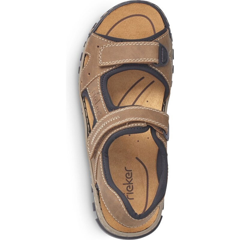 Pánske sandále RIEKER 25084-24 hnedá S4