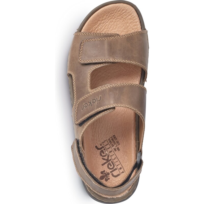 Pánske sandále RIEKER 25558-25 hnedá S4