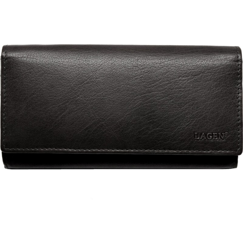 Lagen Dámska kožená peňaženka V 240 čierna
