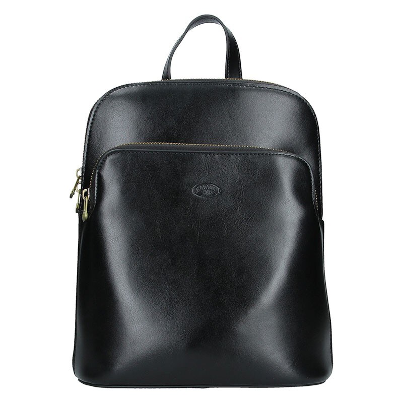 Dámsky kožený batoh Katana Alens - čierna 24847422