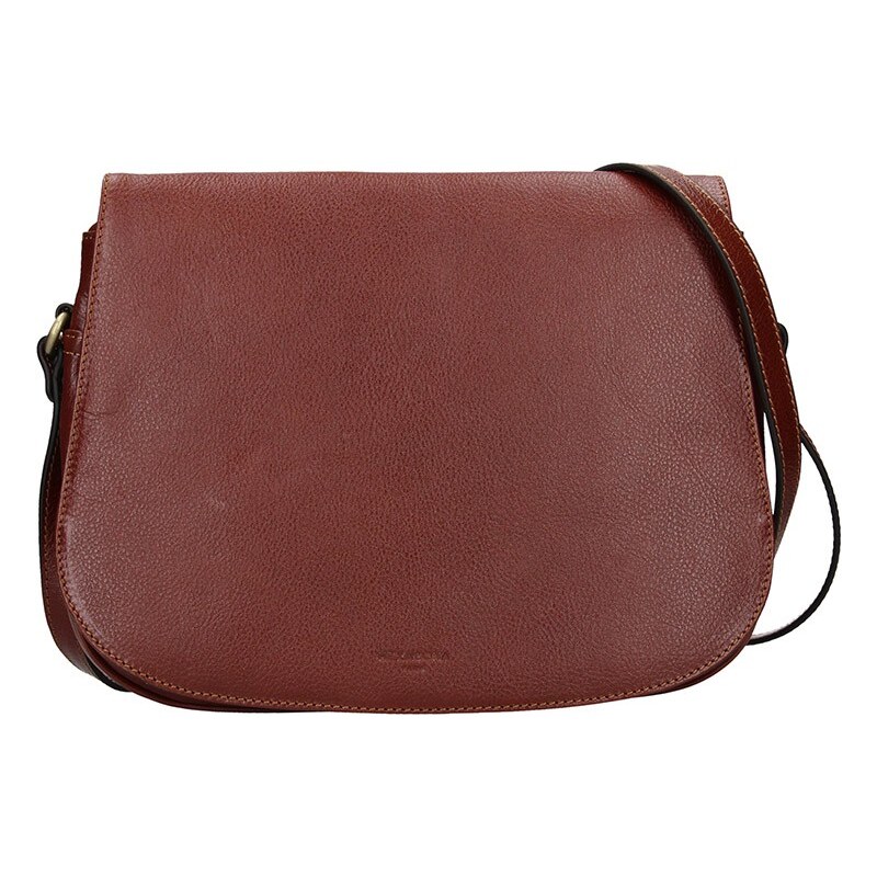 Dámska kožená kabelka Hexagona Giada - hnedá 48227414