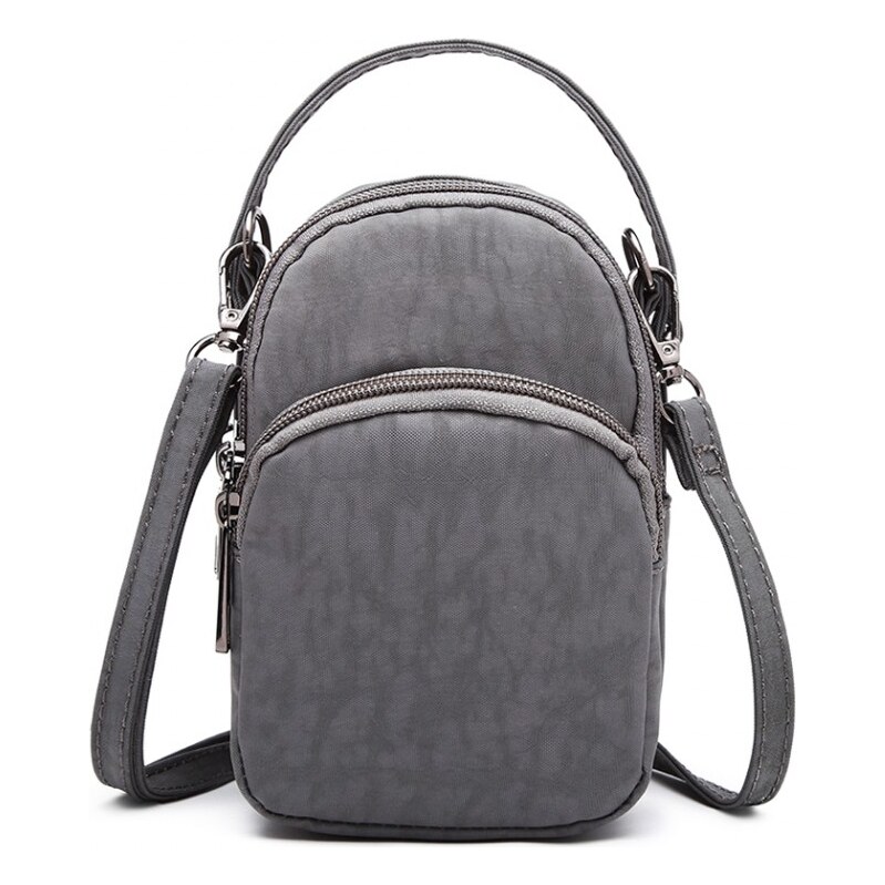 Kompaktná taška KONO E6901 sivá 64332800