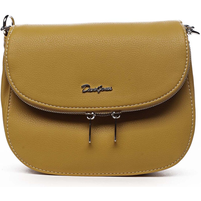 Dámska crossbody kabelka žltá - David Jones Yakira žltá 15570208