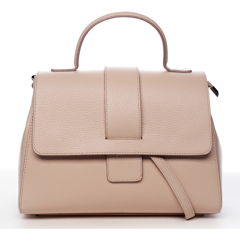 Dámska kožená kabelka svetlo ružová - ItalY Lauren ružová 51578973