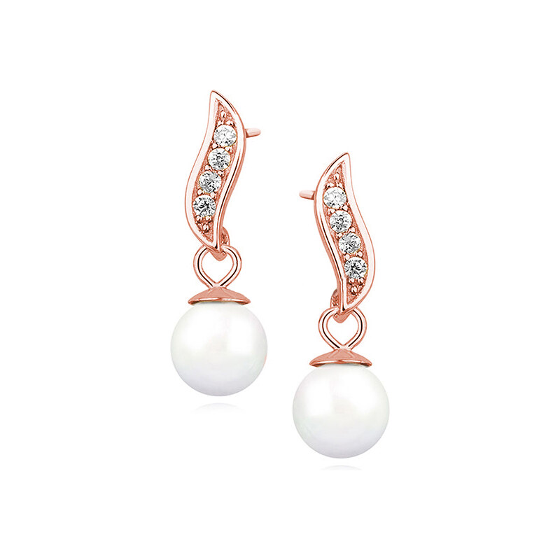 Olivie Strieborné perlové náušnice ROSE 3588 16605062