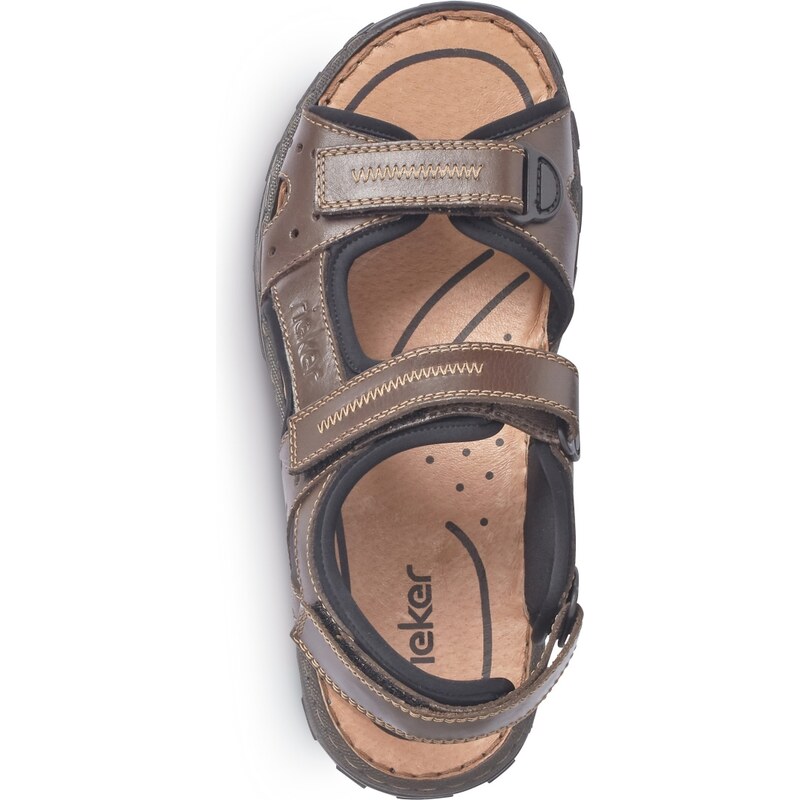 Pánske sandále RIEKER 26061-25 hnedá S4