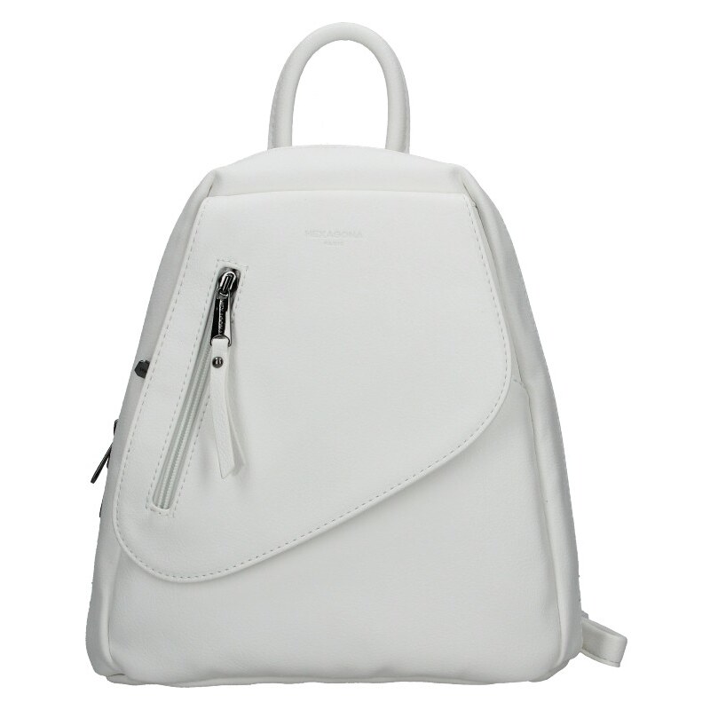 Dámsky batoh Hexagona Liliam - biela 48227371