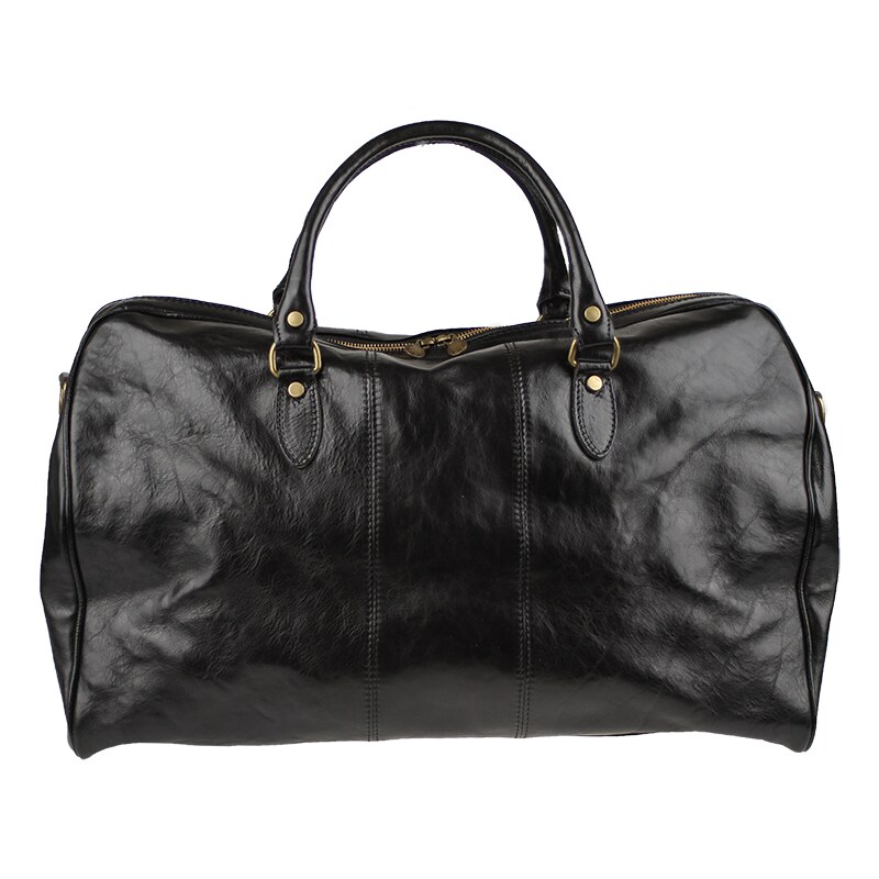 Kožená cestovná taška Galba Nera čierna NovaKabelka.sk 15646065