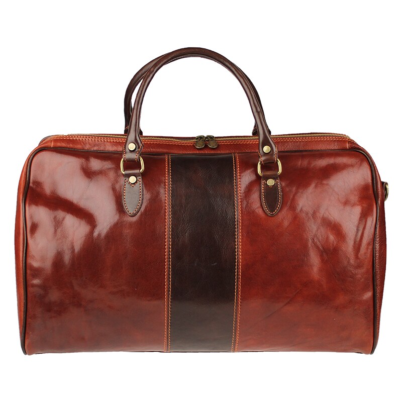 Kožená cestovná taška Galba Marrone Cafe hnedá NovaKabelka.sk 48820562