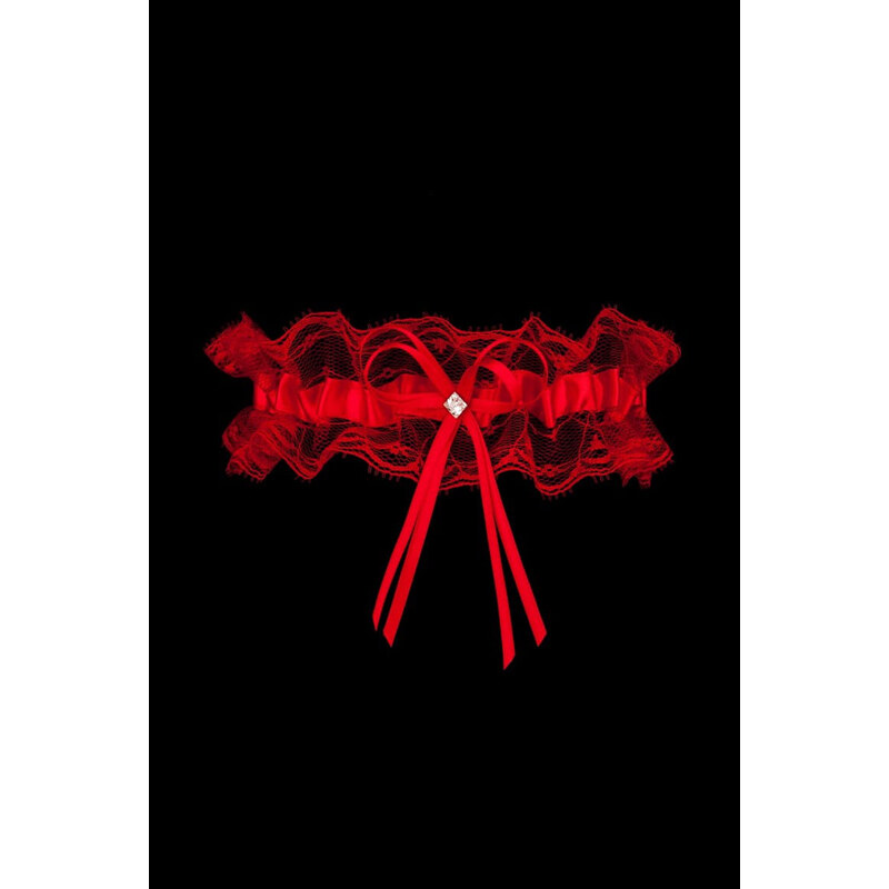 Julimex Červený podväzok PW 24 Barcelona erzálna, Farba červená 34095678