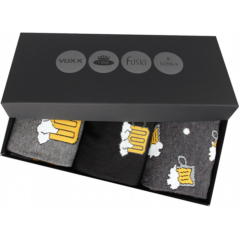 WEBOX farebné ponožky v krabičke Lonka - mix 08 26251959