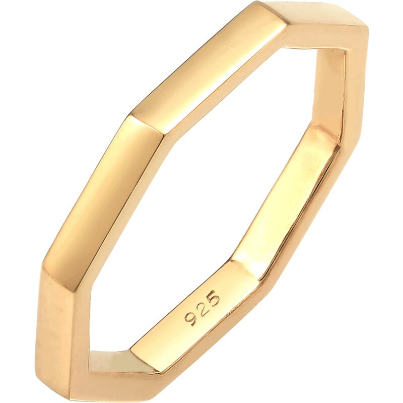 ELLI Prsteň Geo zlatá 54223068