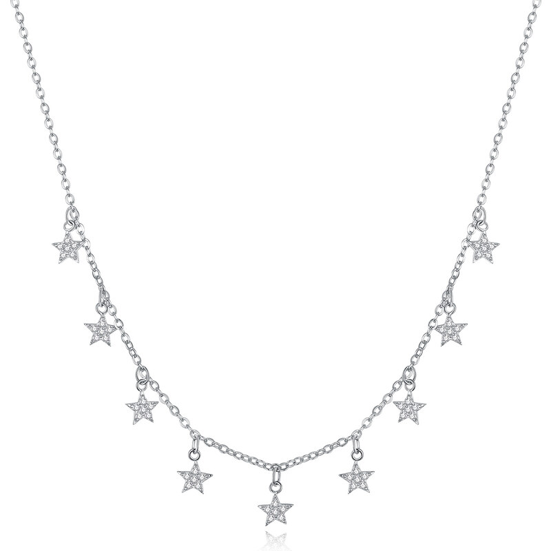 Emporial Royal Fashion náhrdelník Pole trblietavých hviezd 45122468