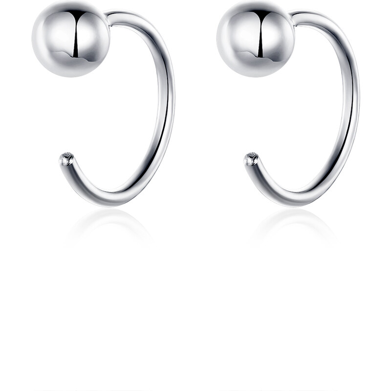 Emporial strieborné náušnice Minimalistická elegancia SCE782-A 28014181