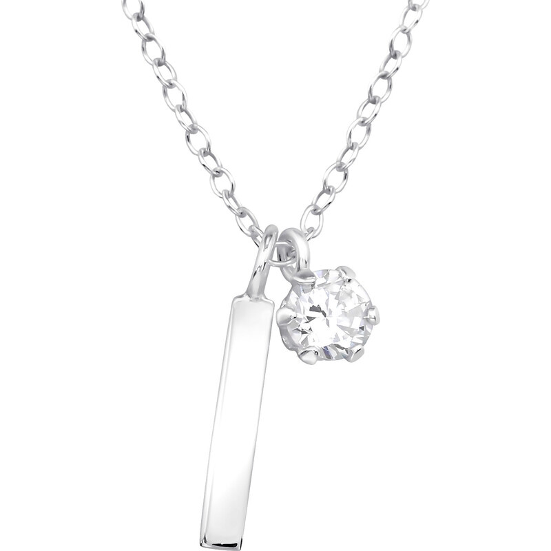 Glory strieborný náhrdelník Kate S1085 15873585