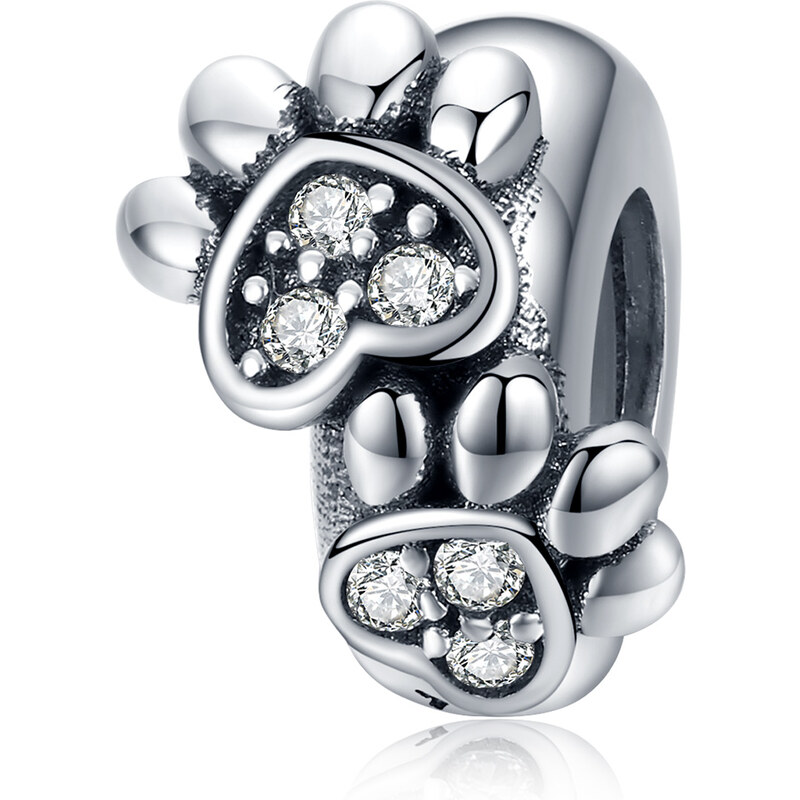 Emporial strieborný prívesok Spacer Packa labka 24908649