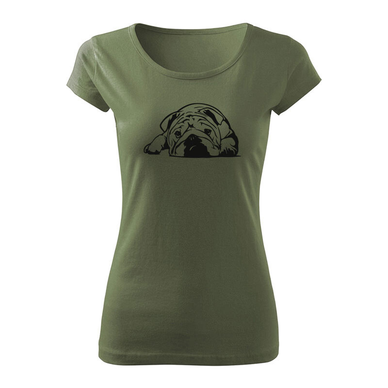 T-ričko Bouledogue Anglais dámske tričko 13828961