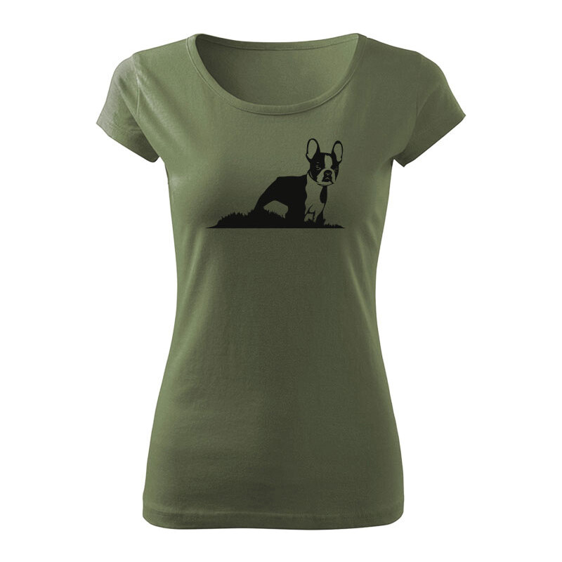 T-ričko Boston Terrier dámske tričko 13828952