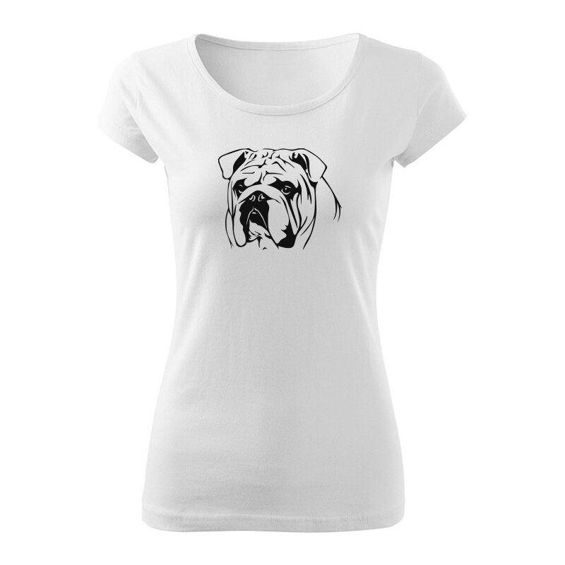 T-ričko Anglický buldog dámske tričko 15912196