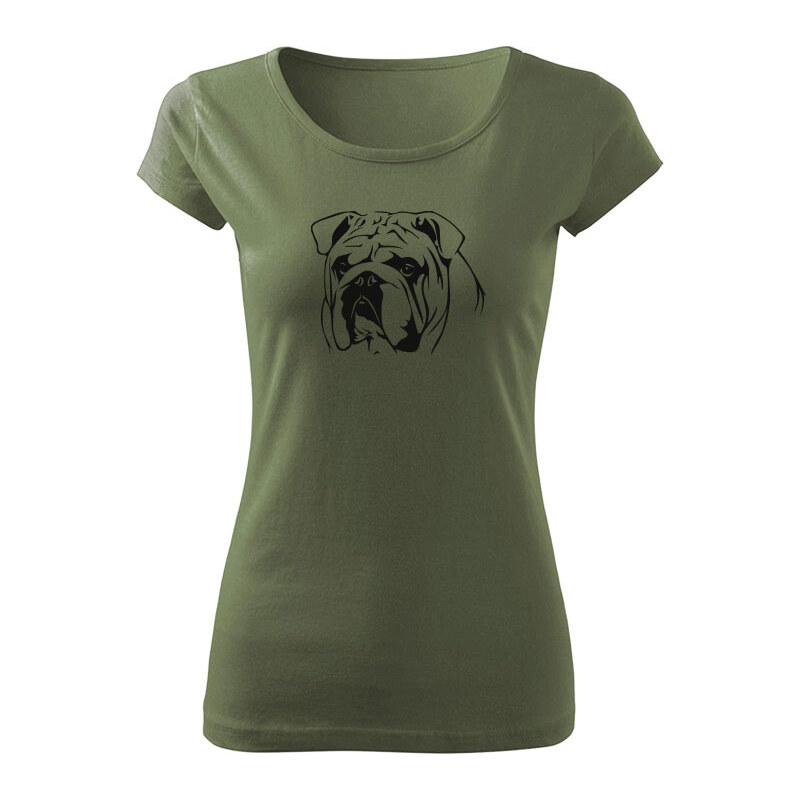 T-ričko Anglický buldog dámske tričko 15912198