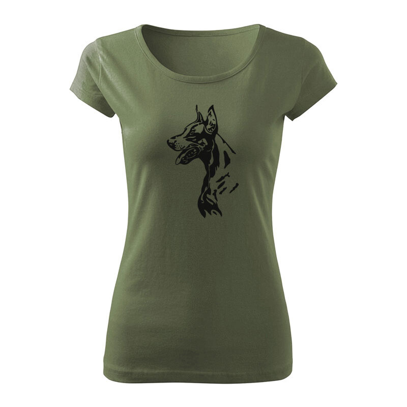 T-ričko Doberman dámske tričko 15912579