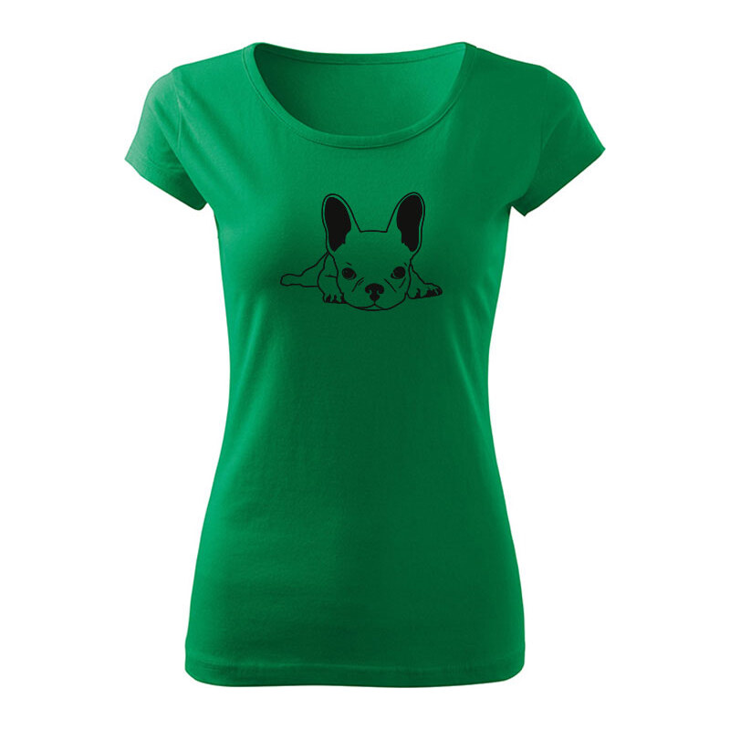 T-ričko Francúzsky Buldoček dámske tričko 15914136