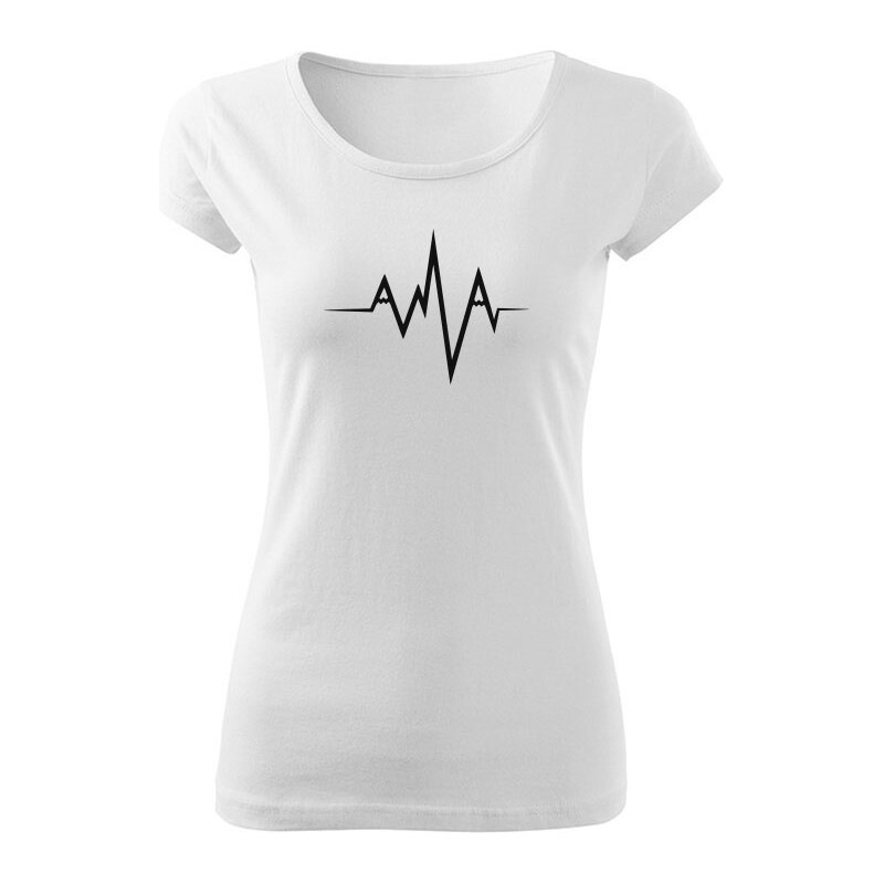 T-ričko Horské vrchy - pulz dámske tričko 15914148