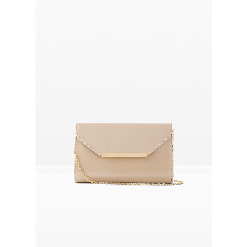 bonprix Kabelka clutch, farba béžová 44741337