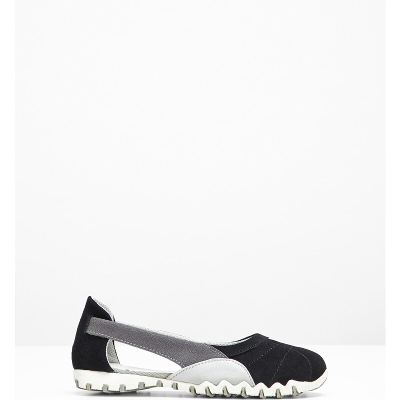 bonprix Kožené baleríny, farba čierna 44734318