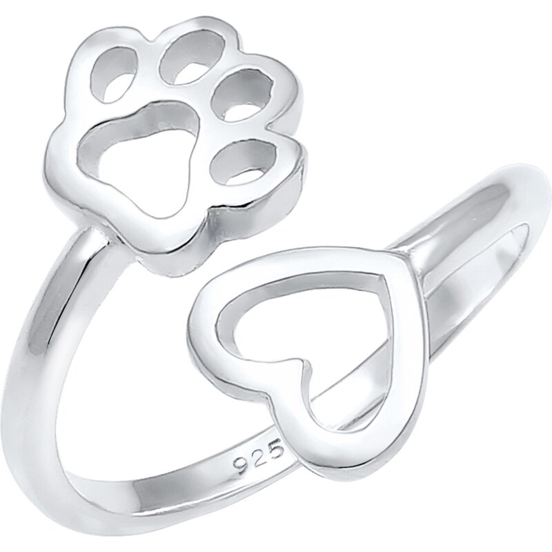 Nenalina Prsteň Herz, Pfote strieborná 56312591
