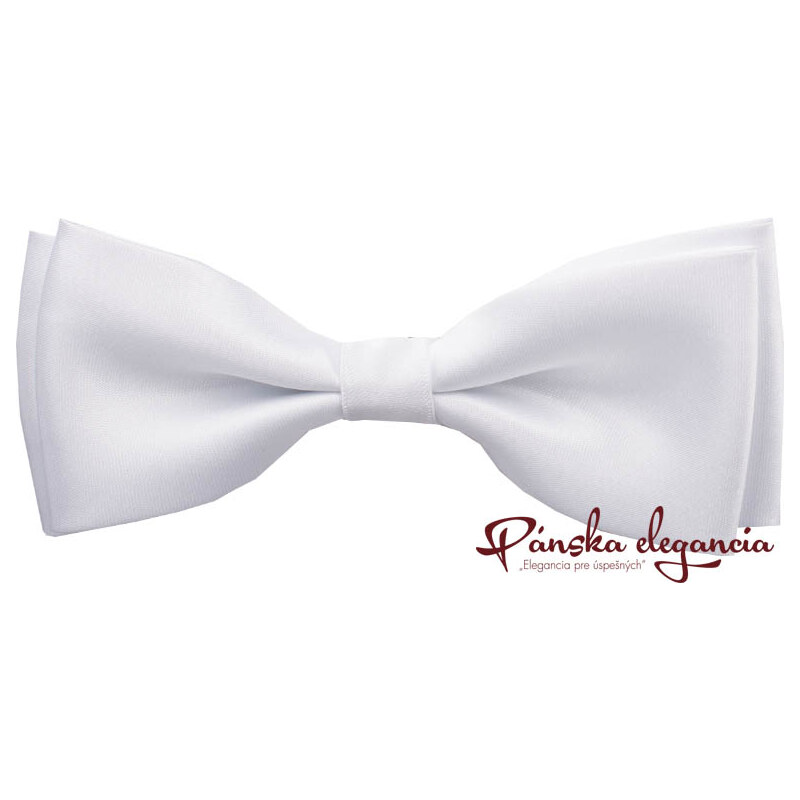 10524-3 Biely motýlik s vreckovkou do saka. 56506235