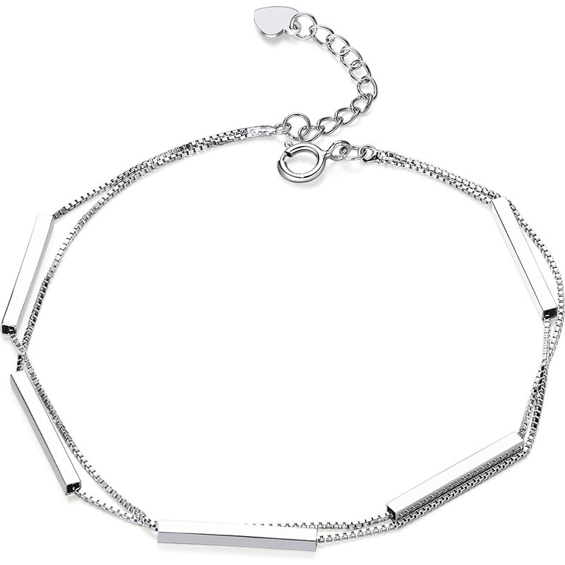 Emporial strieborný náramok Lesklá elegancia SCB170 24619945