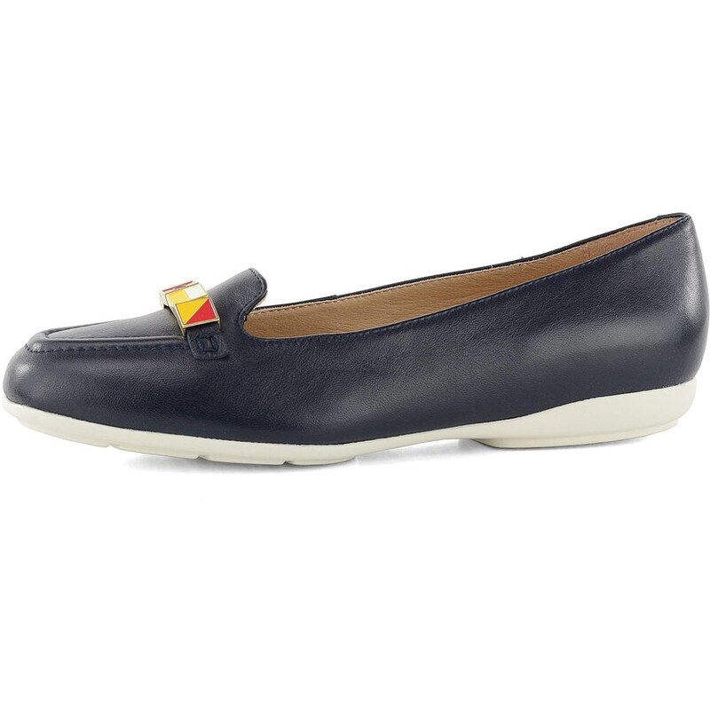 Geox kožené baleríny Annytah navy D027NB00085 66061188