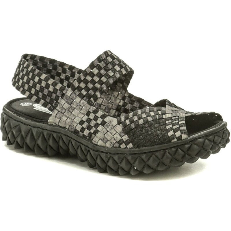 Rock Spring SOFIA čierno béžová dámska obuv z gumičiek 63477425