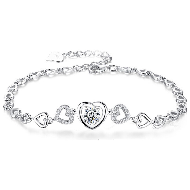 Olivie Strieborný náramok Z LÁSKY 3642 16605111