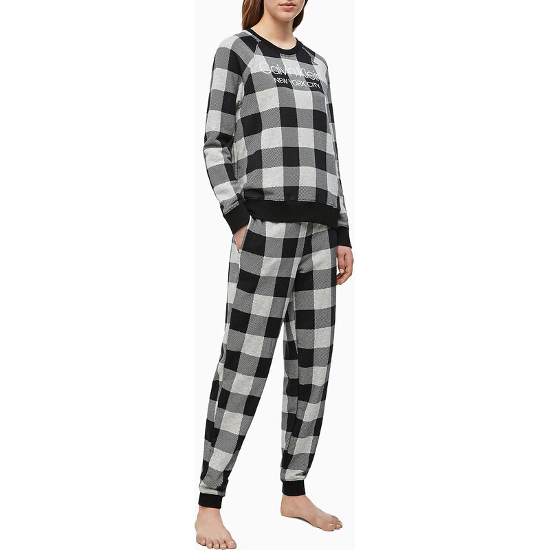 Dámske tepláky QS6302E-2ZJ sivočierna - Calvin Klein 18454695