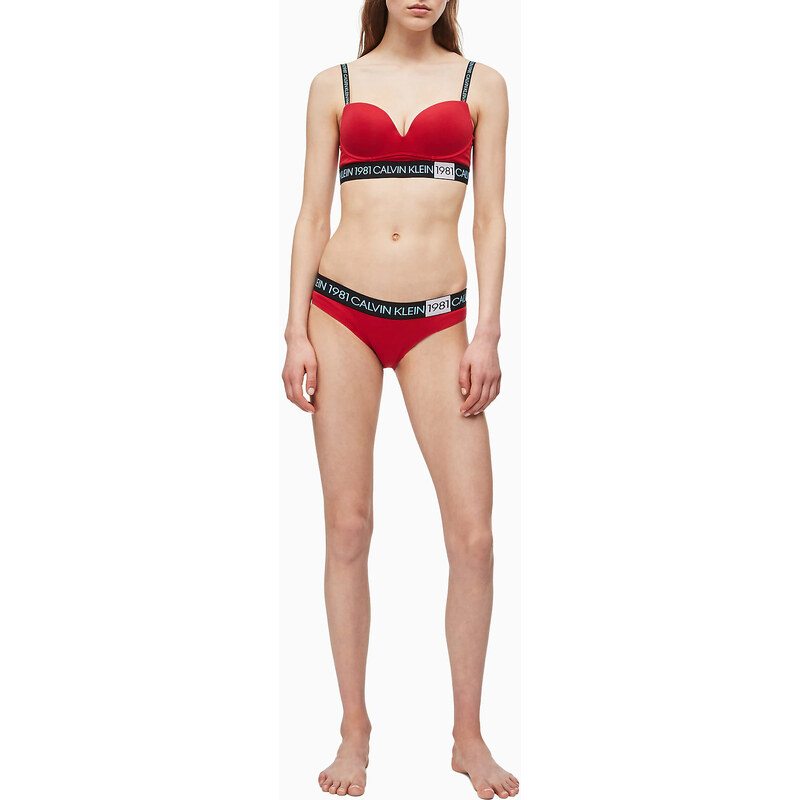 Podprsenka push-up QF5441E-3YQ červená - Calvin Klein 17079898