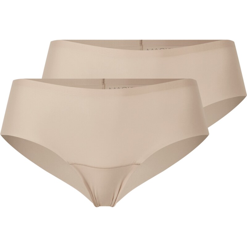 MAGIC Bodyfashion Nohavičky béžová / biela 19851059