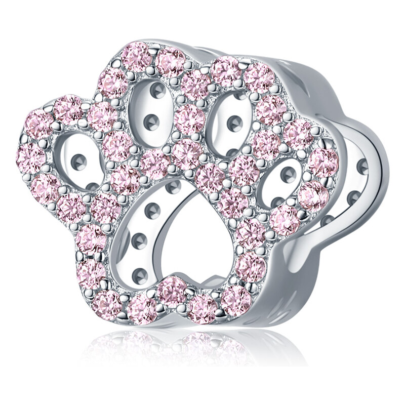 Emporial Royal Fashion prívesok Milovaná ružová packa labka 41907339