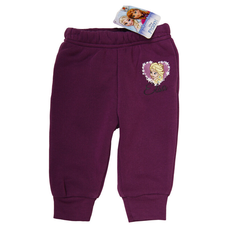 FROZEN Ľadové kráľovstvo fialové baby tepláky s Elsou 16220658
