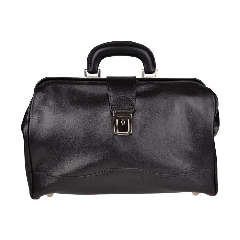 Čierna kožená talianska kabelka Matteo Nero NovaKabelka.sk 15566301