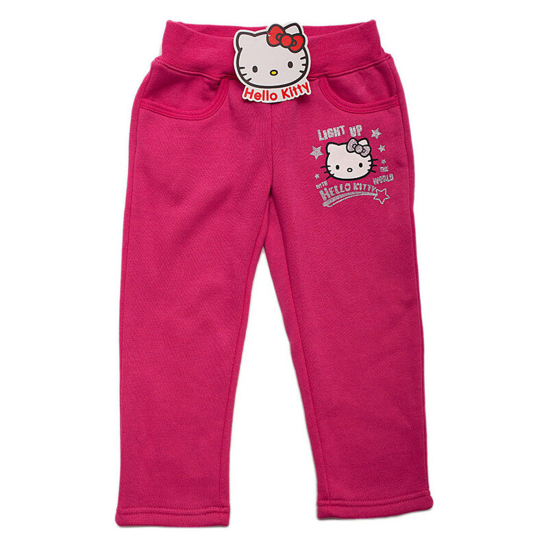 Hello Kitty dievčenské ružové tepláky 16376125