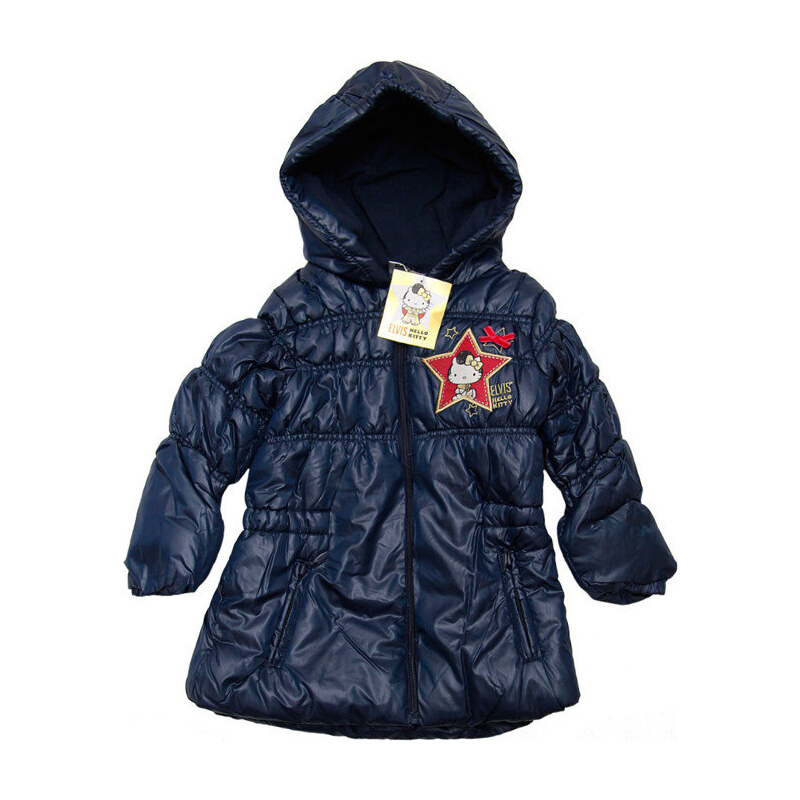HELLO KITTY ELVIS Bunda pre dievčatá modrá 16390203