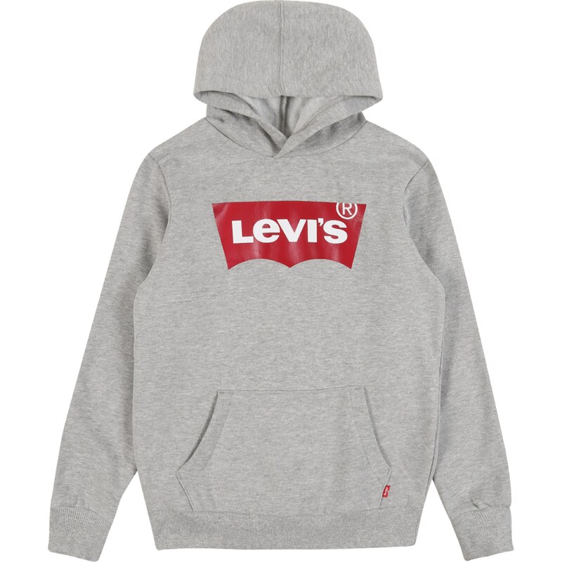 Levis Kids Mikina Batwing sivá melírovaná / červená / biela 16943688