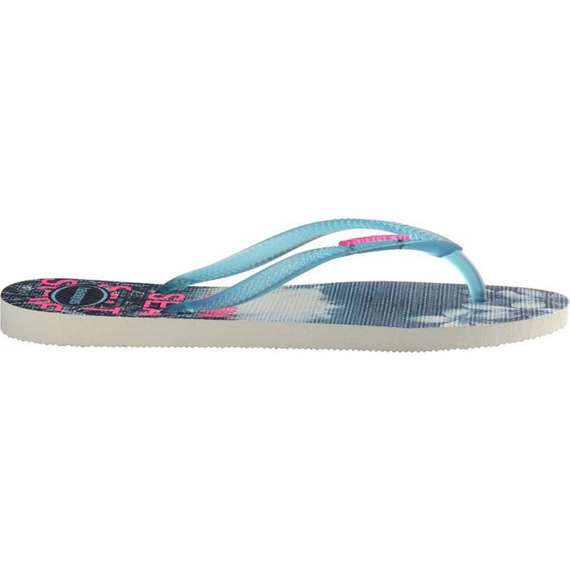 Havaianas SLIM PAISAGE WHITE/TURQUOISE EUR 35-36 63099008