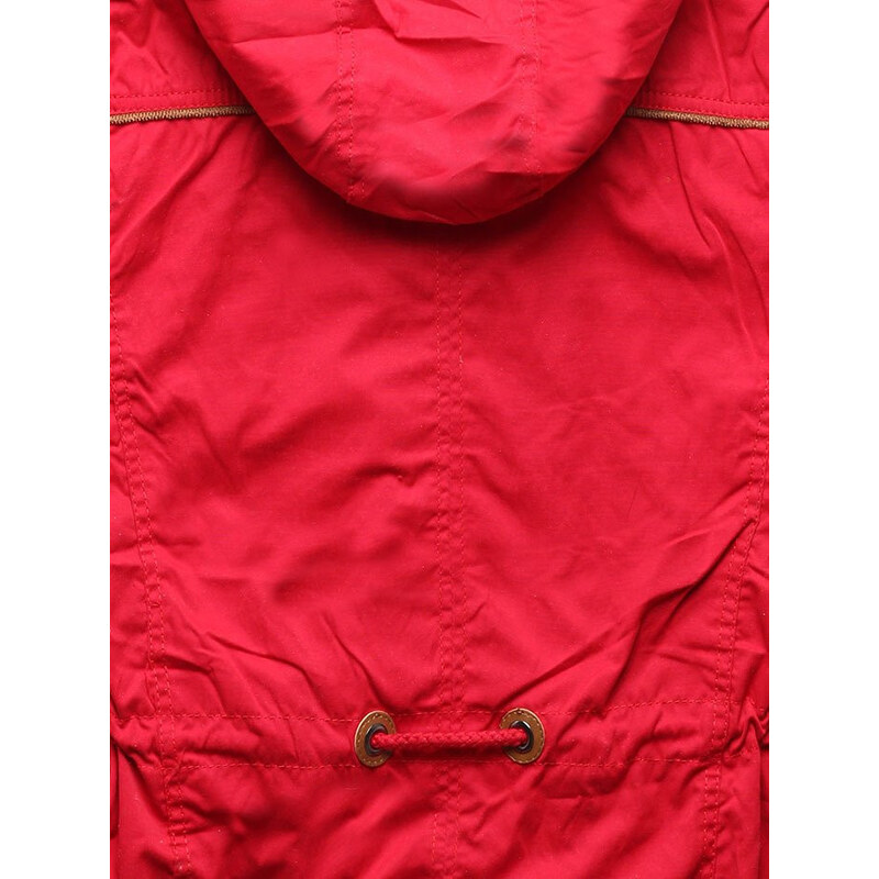 Jejmoda Dámska jarná bunda MODA335 červená