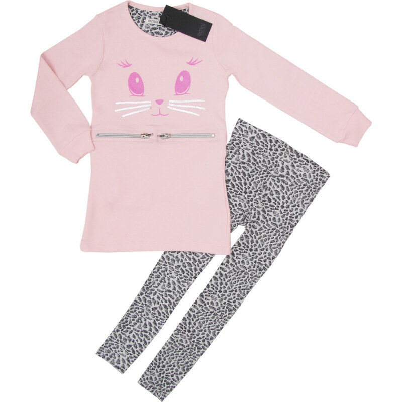 Emoi dievčenská ružová súprava tunika+legíny 16470333