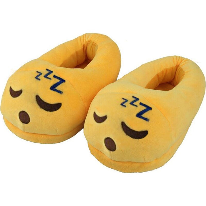 BASIC Emoi Teplé žlté papuče 16470444