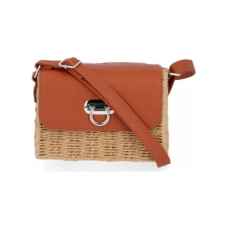 Dámska kabelka listonoška David Jones tmavo béžová YQ-29 27612868